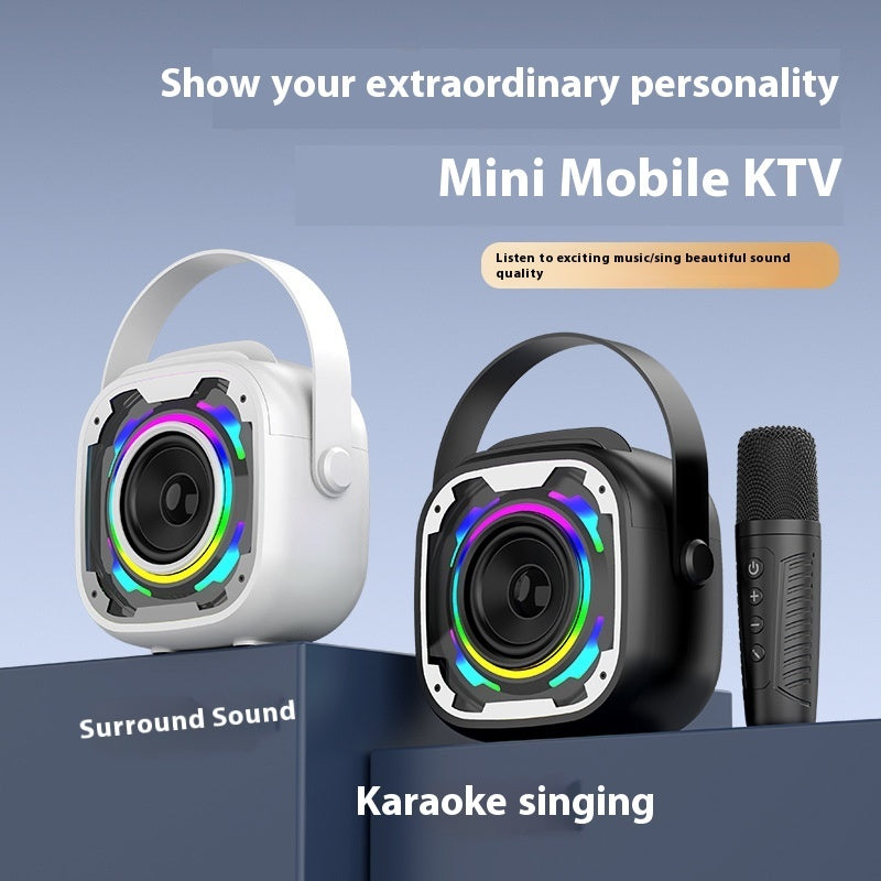 Portable Wireless Bluetooth Speaker With Microphone


