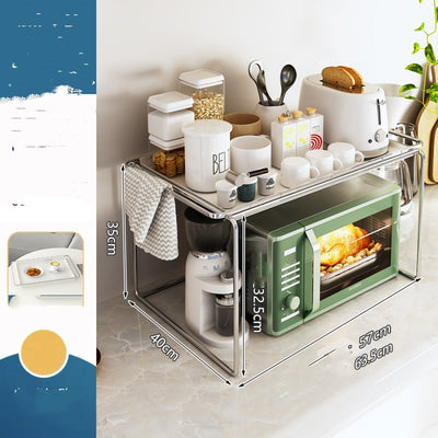Kitchen Microwave Oven Shelf


