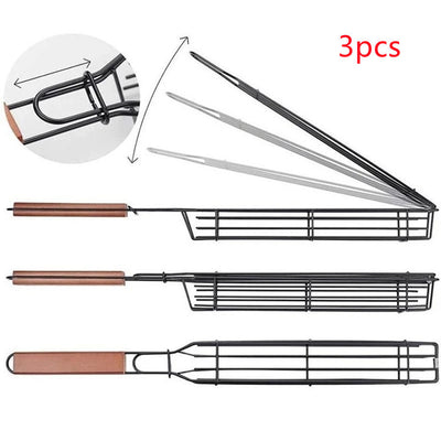 BBQ Grill Mesh Stainless Steel Tools Kitchen Accessories 