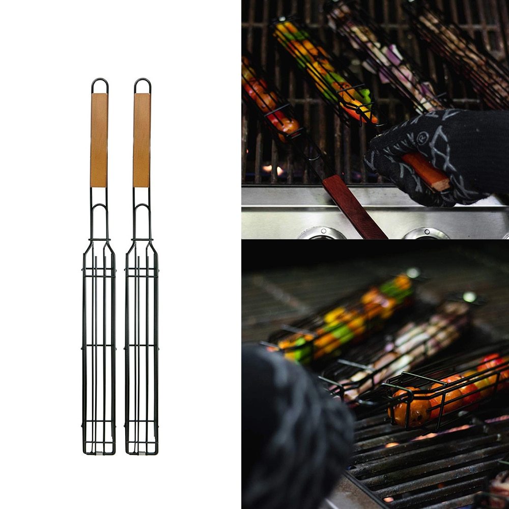 BBQ Grill Mesh Stainless Steel Tools Kitchen Accessories 