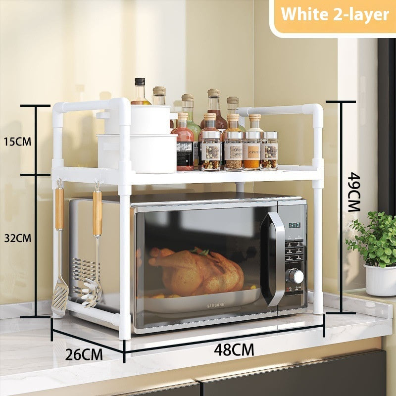 Multi-functional Kitchen Microwave Oven Storage