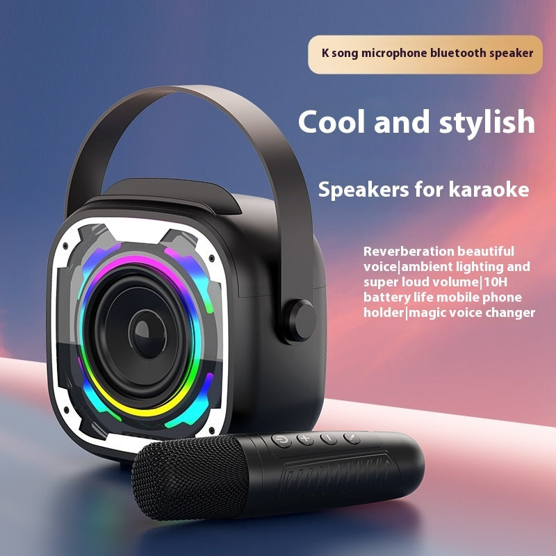 Portable Wireless Bluetooth Speaker With Microphone


