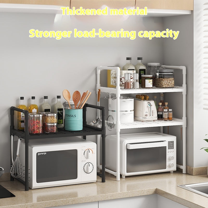 Multi-functional Kitchen Microwave Oven Storage