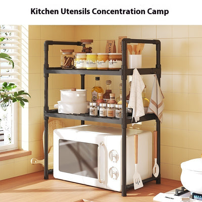 Multi-functional Kitchen Microwave Oven Storage