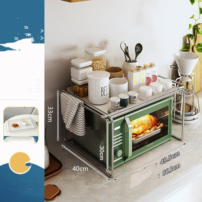 Kitchen Microwave Oven Shelf


