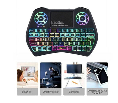 
Mini Wireless Keyboard Flying Mouse Keyboard Supports Multi-language Keyboard
Mini Wireless Keyboard Flying Mouse Keyboard Sup.