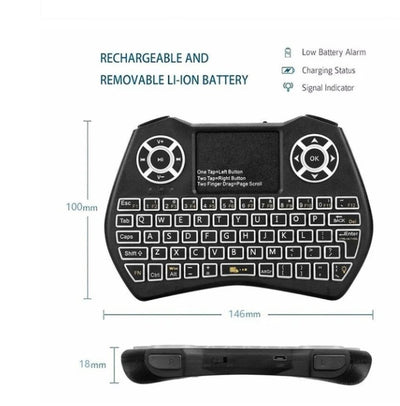 
Mini Wireless Keyboard Flying Mouse Keyboard Supports Multi-language Keyboard
Mini Wireless Keyboard Flying Mouse Keyboard Sup.