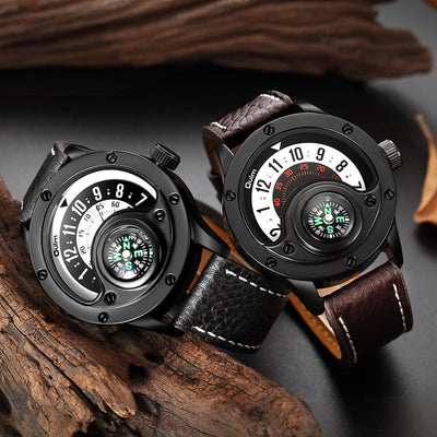 New Sport Watches Men Decorative Compass Unique ..